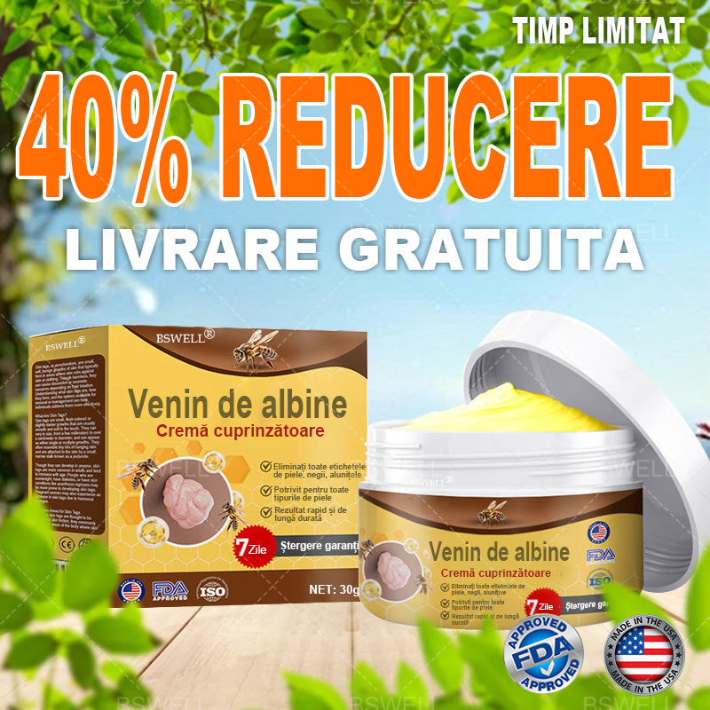 BSWELL® venin de albine cuprinzătoare cremă 🌿 Aprobat și recomandat de AAD