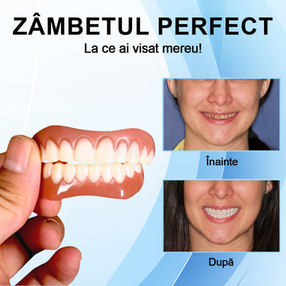 👍 [ADA Recomandările] 🌿🦷𝗦𝗺𝗶𝗹𝗲𝗵𝗽𝘆™ Set de proteze cu reline din silicon